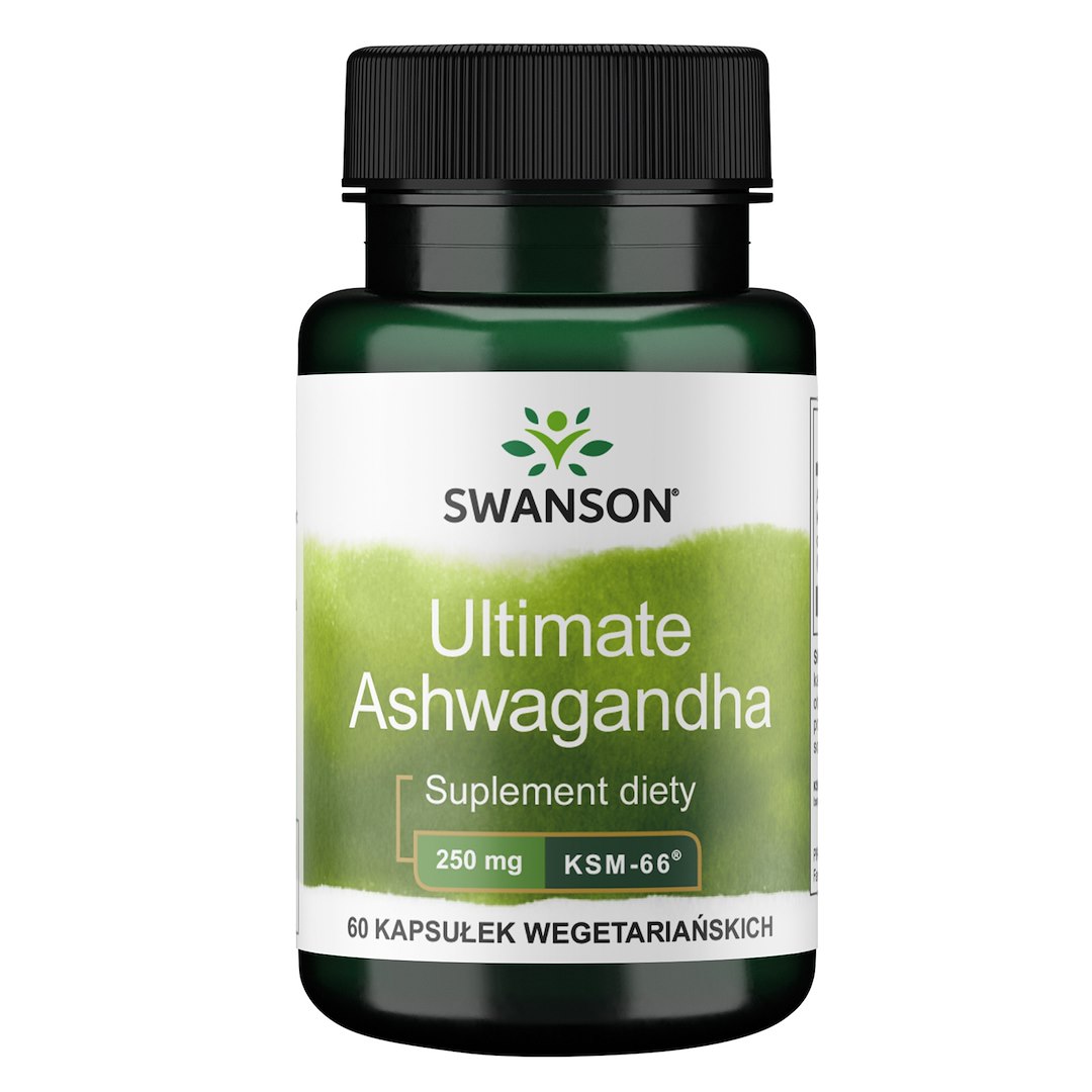 Swanson - SWANSON Ashwagandha KSM-66 250mg 60 kaps