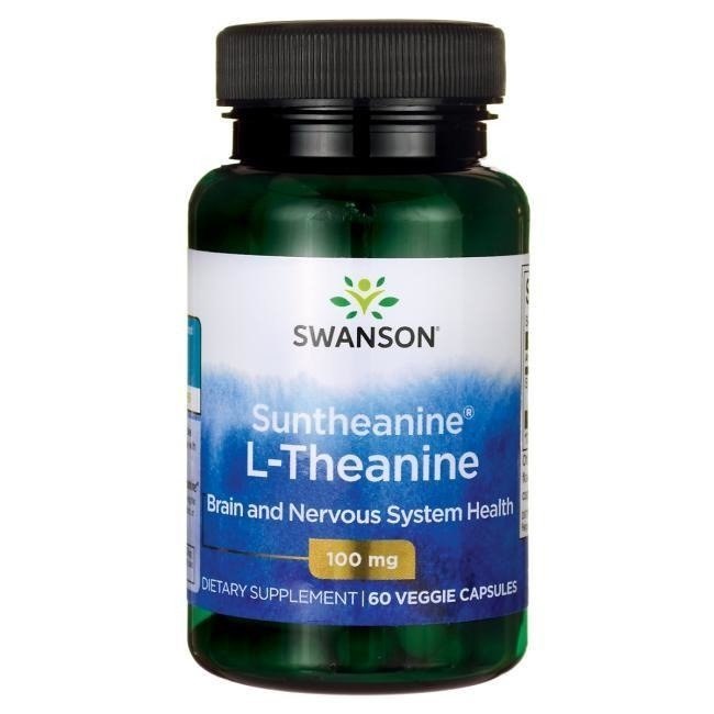 Swanson - SWANSON L-Teanina 100mg 60 kaps.