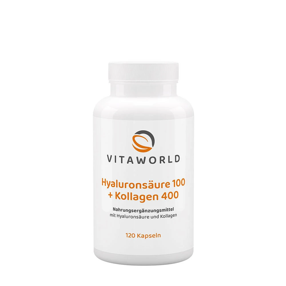 Vitaworld - Vitaworld Hyaluronic Acid 100 + Collagen 400 (120 Capsules)