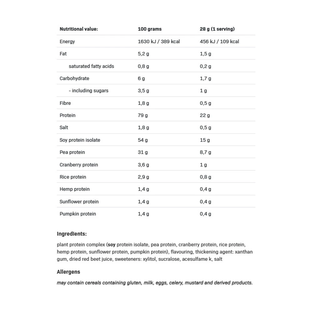 Proteína Vegan, Morango - 500g - Image 3