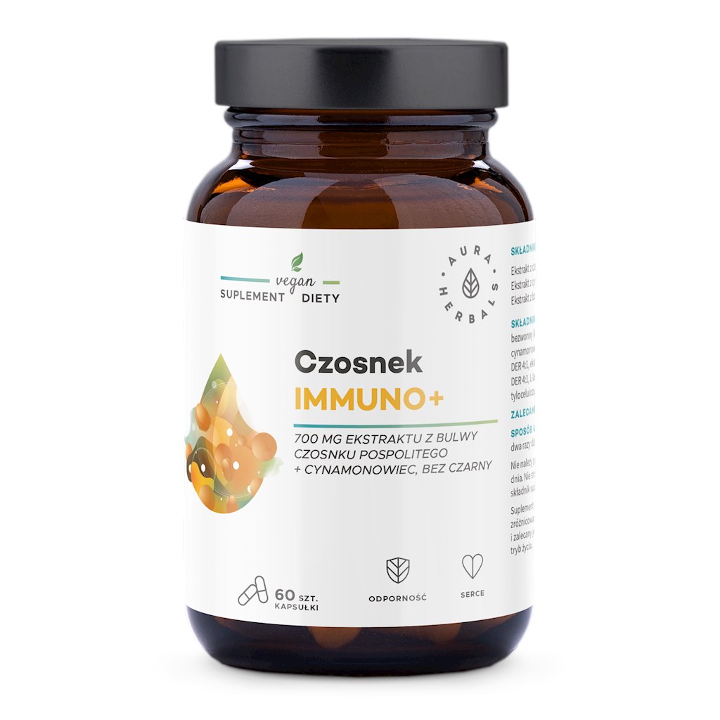 Aura Herbals - AURA HERBALS Garlic Immuno+ (60 caps)