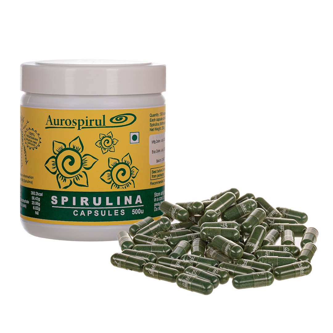 Aurospirul - AUROSPIRUL Spirulina (500 caps)