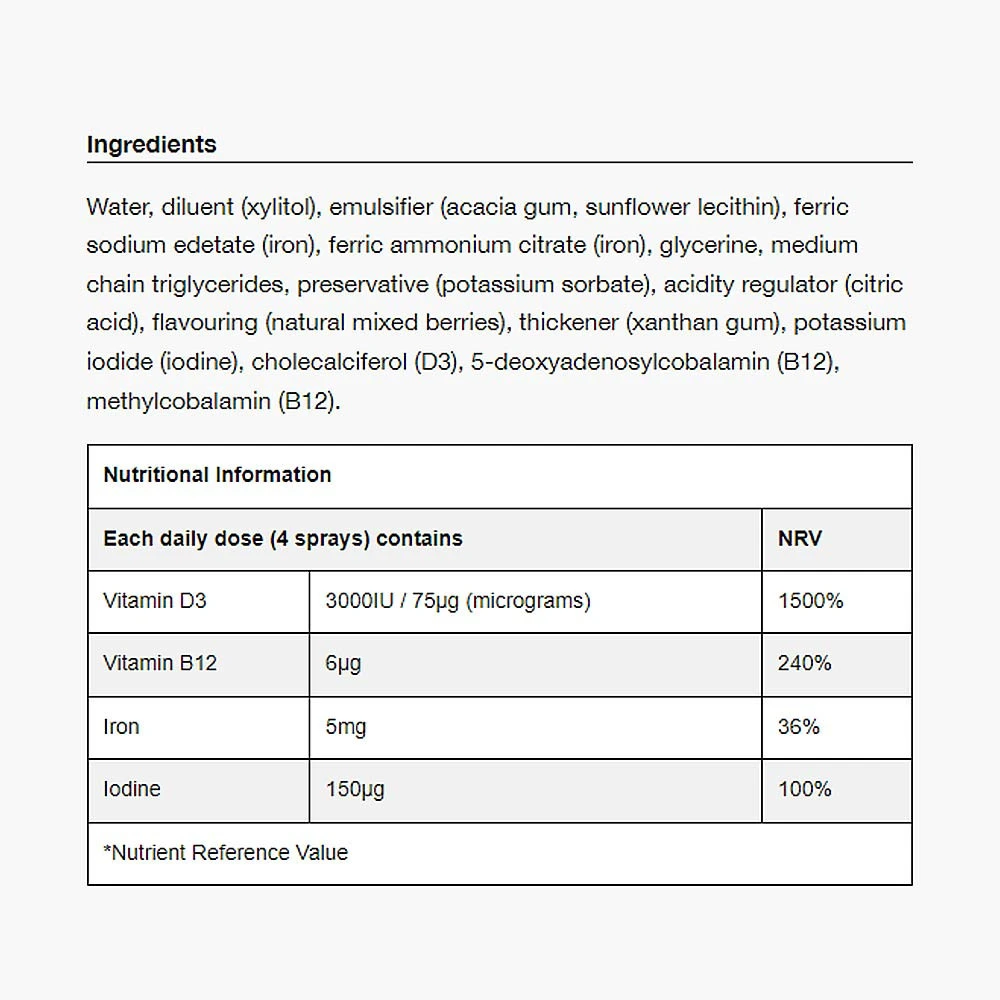 Vegan Health Oral Spray - 25 ml. - Image 3
