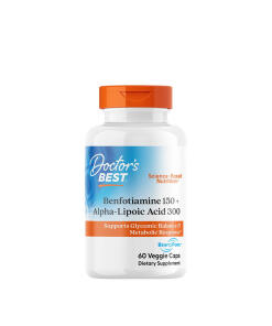 Doctor's Best - Benfotiamine 150 + Alpha-Lipoic Acid 300 - 60 vcaps