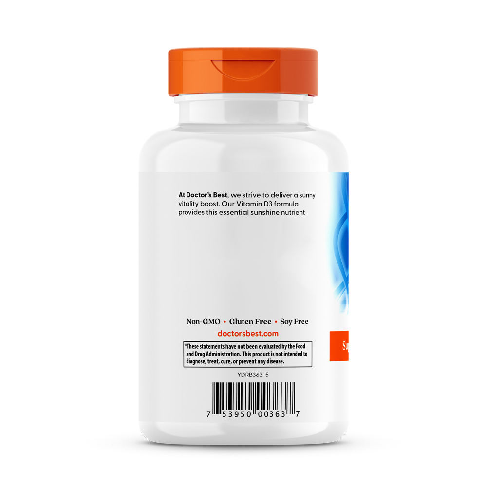 Vitamina D3, 5000 IU - 720 softgels - Image 5