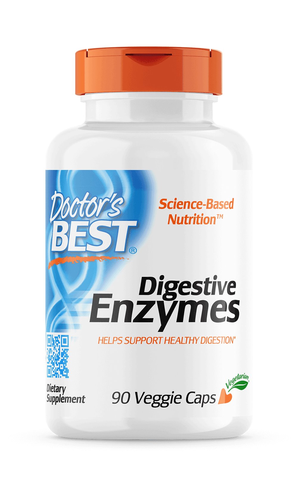 Doctor's Best - Digestive Enzymes - 90 vcaps
