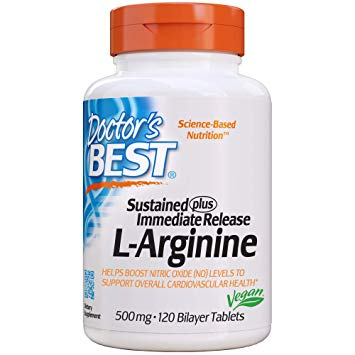 Doctor's Best - L-Arginine - Sustained + Immediate Release
