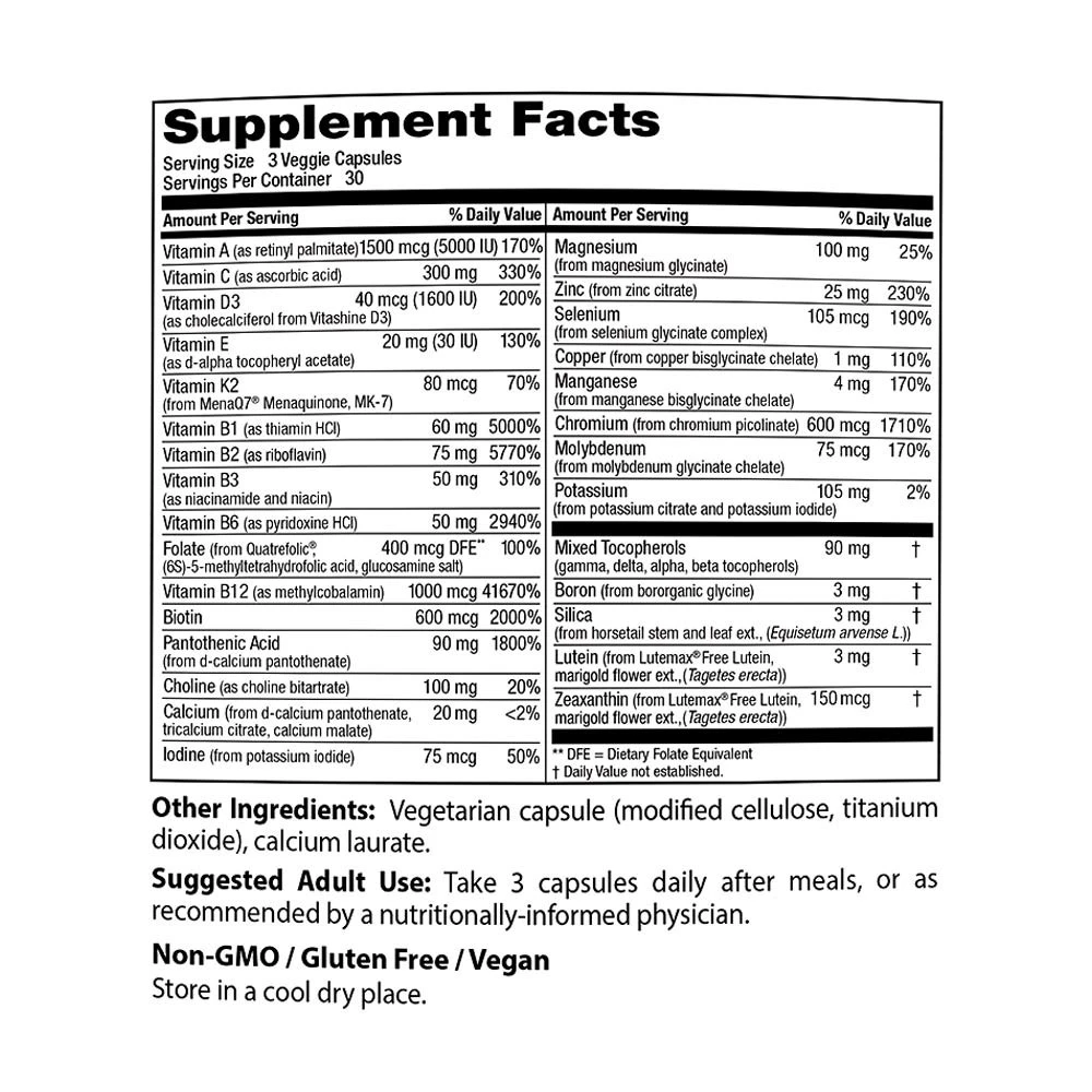 Multi-Vitaminas - 90 vcaps - Image 2