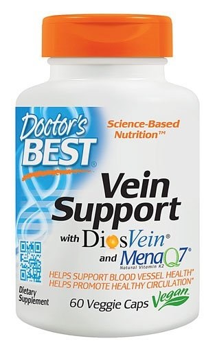 Doctor's Best - Vein Support with DiosVein and MenaQ7 - 60 vcaps