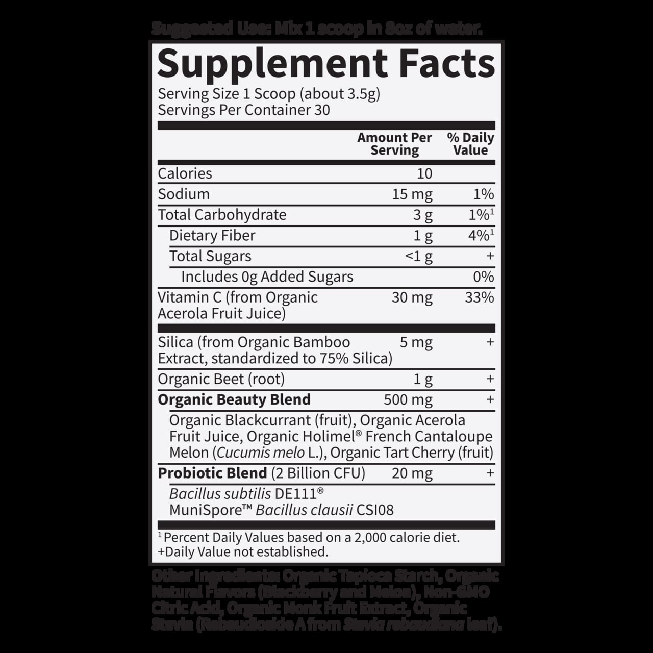 Pó de Beterraba para Beleza, Melancia e Amora - 105g - Image 2