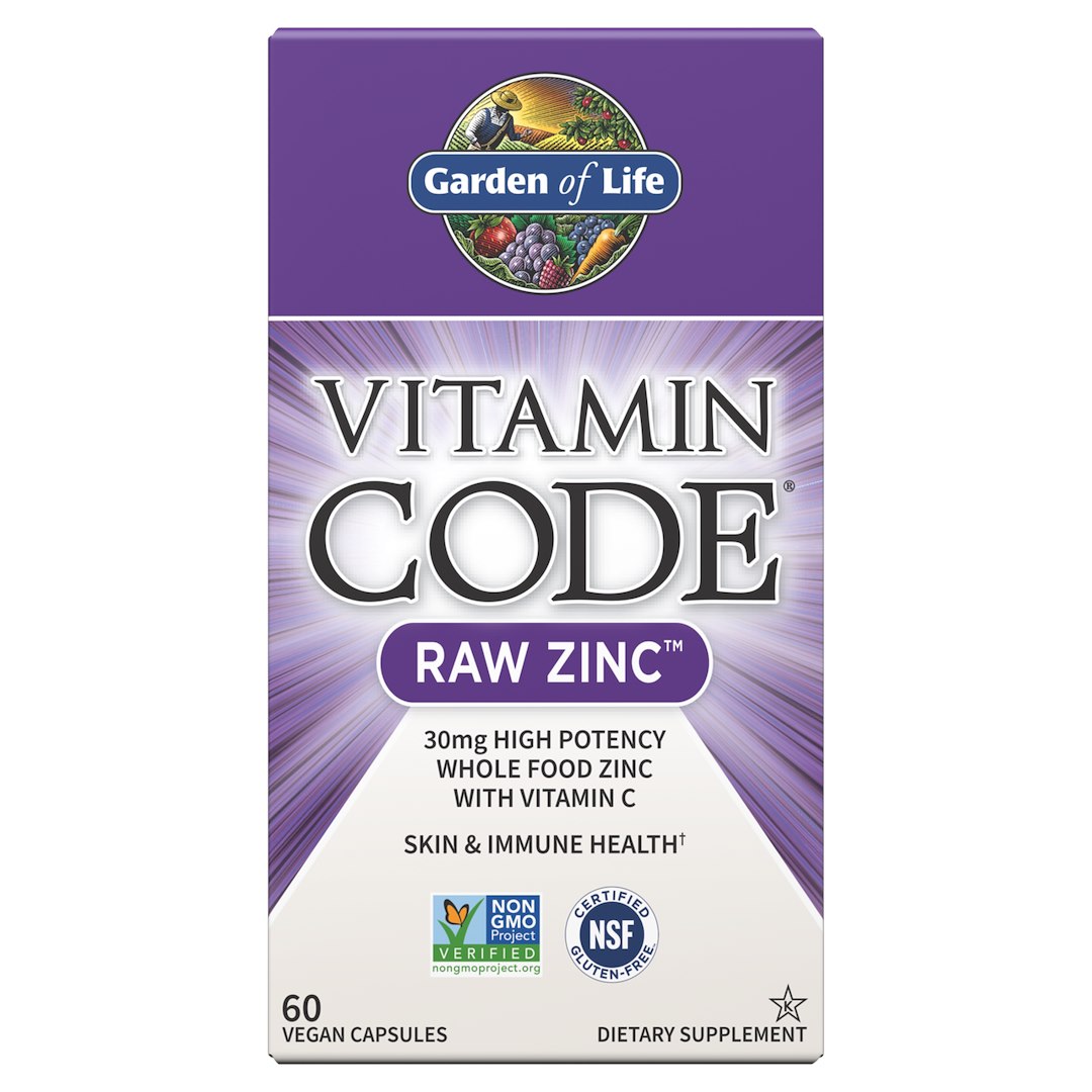 Garden of Life - Vitamin Code Raw Zinc - 60 vegan caps