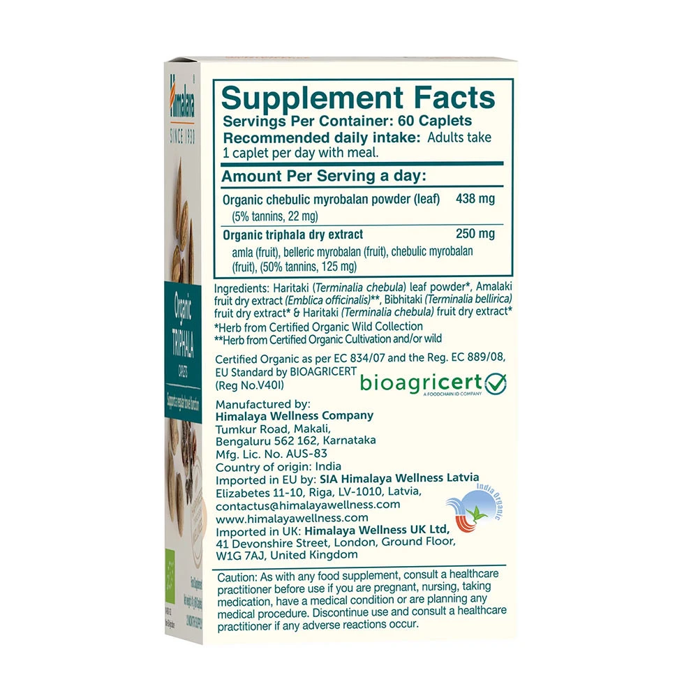 Triphala Orgânico - 60 comprimidos - Image 4