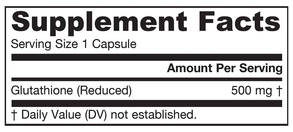 Glutationa Reduzida, 500mg - 120 vcaps - Image 3