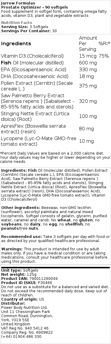 Otimizador de Próstata - 90 softgels - Image 2