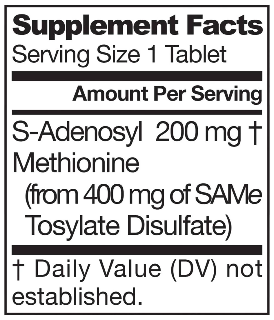 SAMe 200 - 60 tabs - Image 3