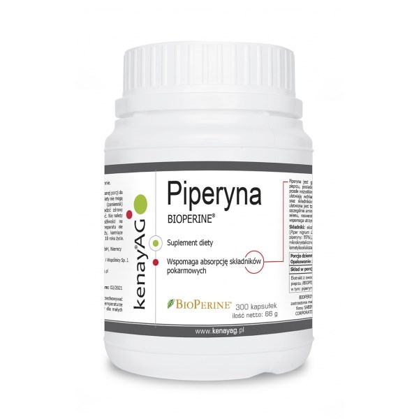 Kenay - KENAY Piperine BIOPERINE black pepper extract (300 caps)