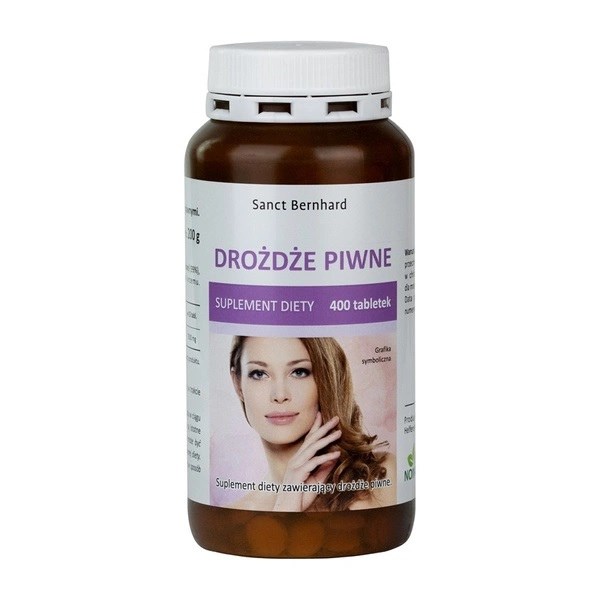 Krauterhaus Sanct Bernhard - KRAUTERHAUS SANCT BERNHARD Beer yeast (400 tabs)