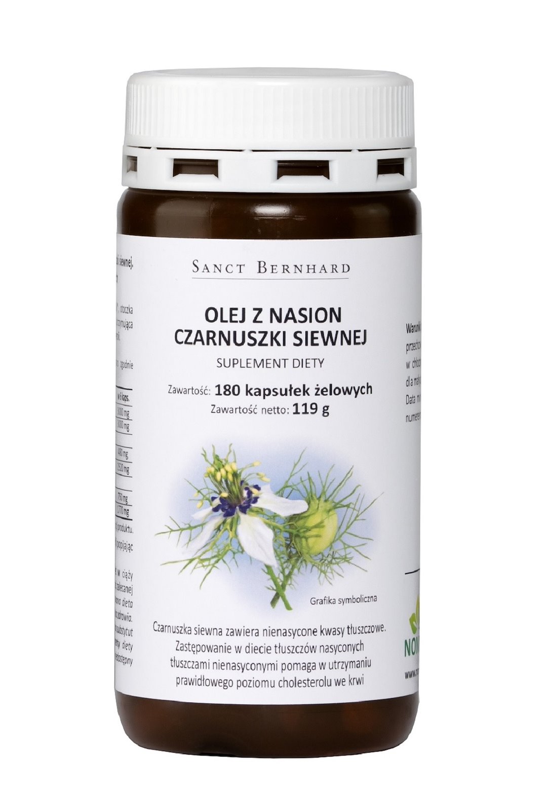 Krauterhaus Sanct Bernhard - KRAUTERHAUS SANCT BERNHARD Black Cumin Oil Mono Capsules (180 caps)