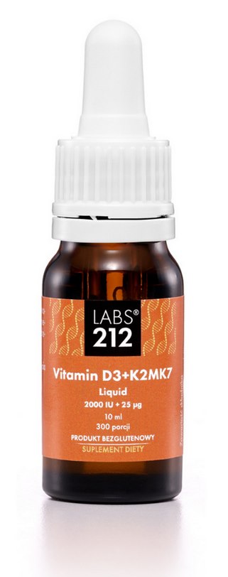 Labs212 - LABS212 Vitamin D3 + K2MK7 Liquid (10 ml / 0