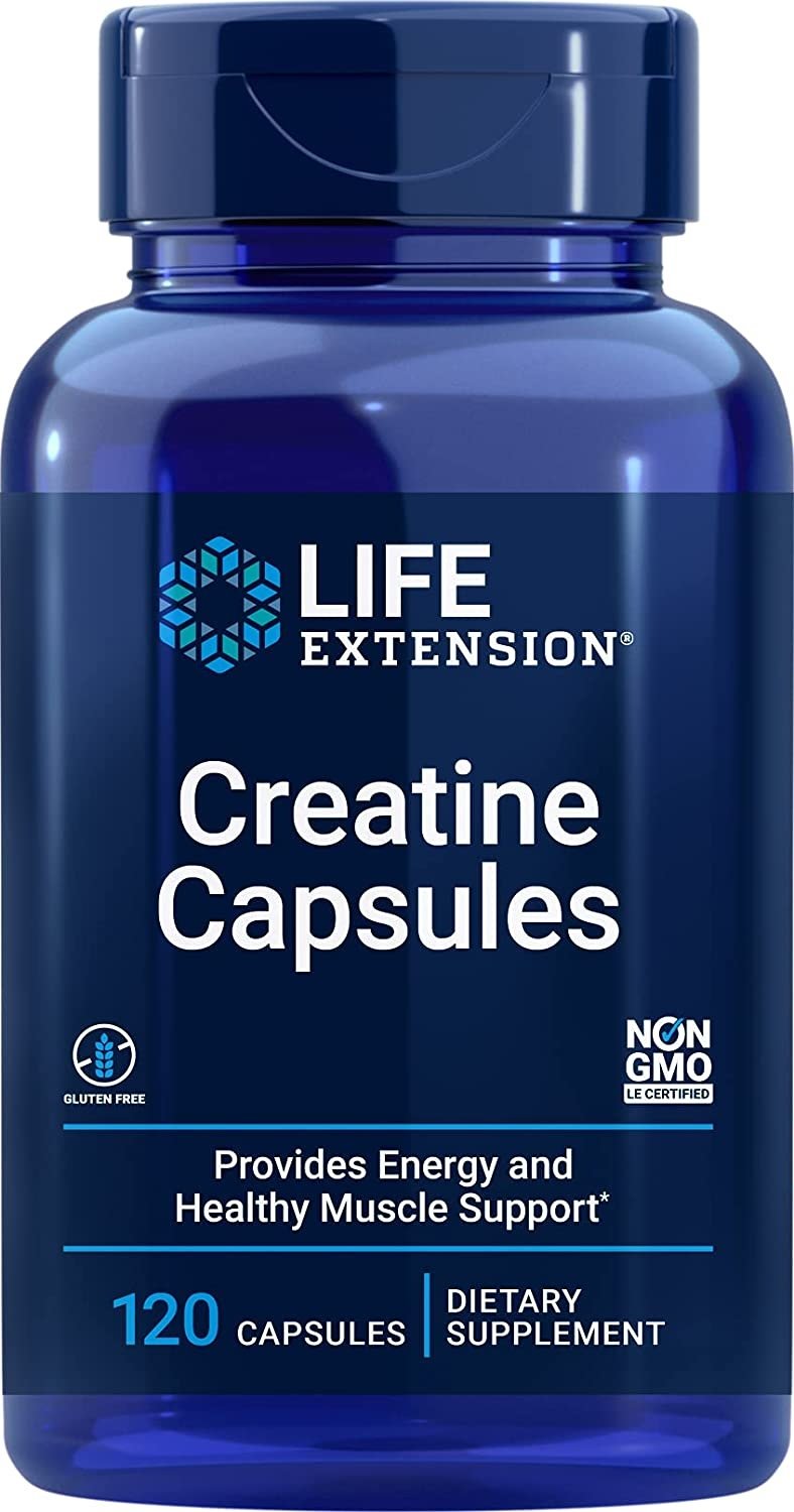 Life Extension - Creatine Capsules - 120 caps