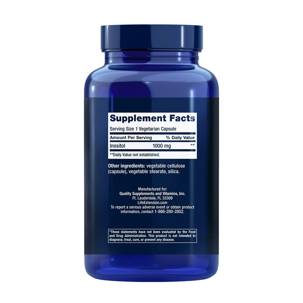 Caps inositol, 1000 mg - 360 vcaps - Image 3