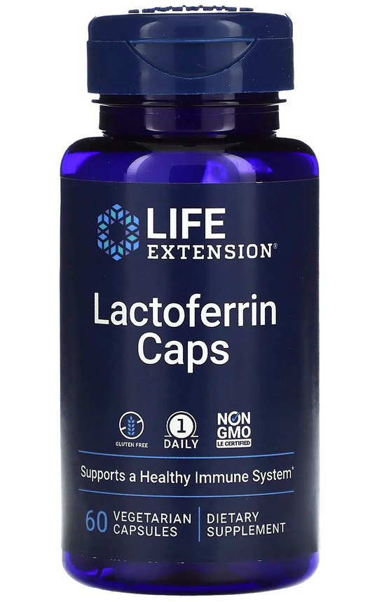Life Extension - Lactoferrin Caps - 60 caps