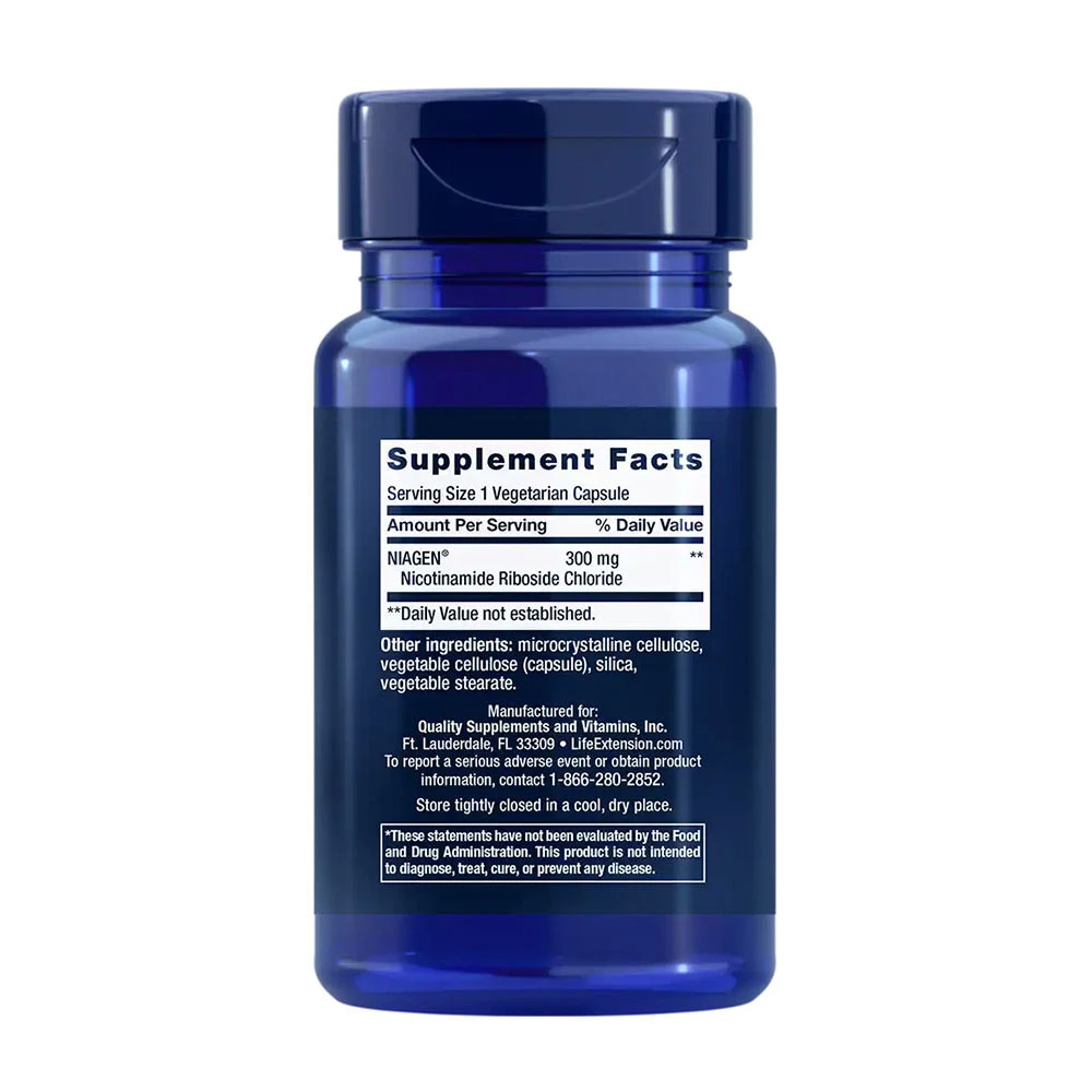 Regenerador Celular NAD+, 300mg - 30 cápsulas vegetarianas - Image 7