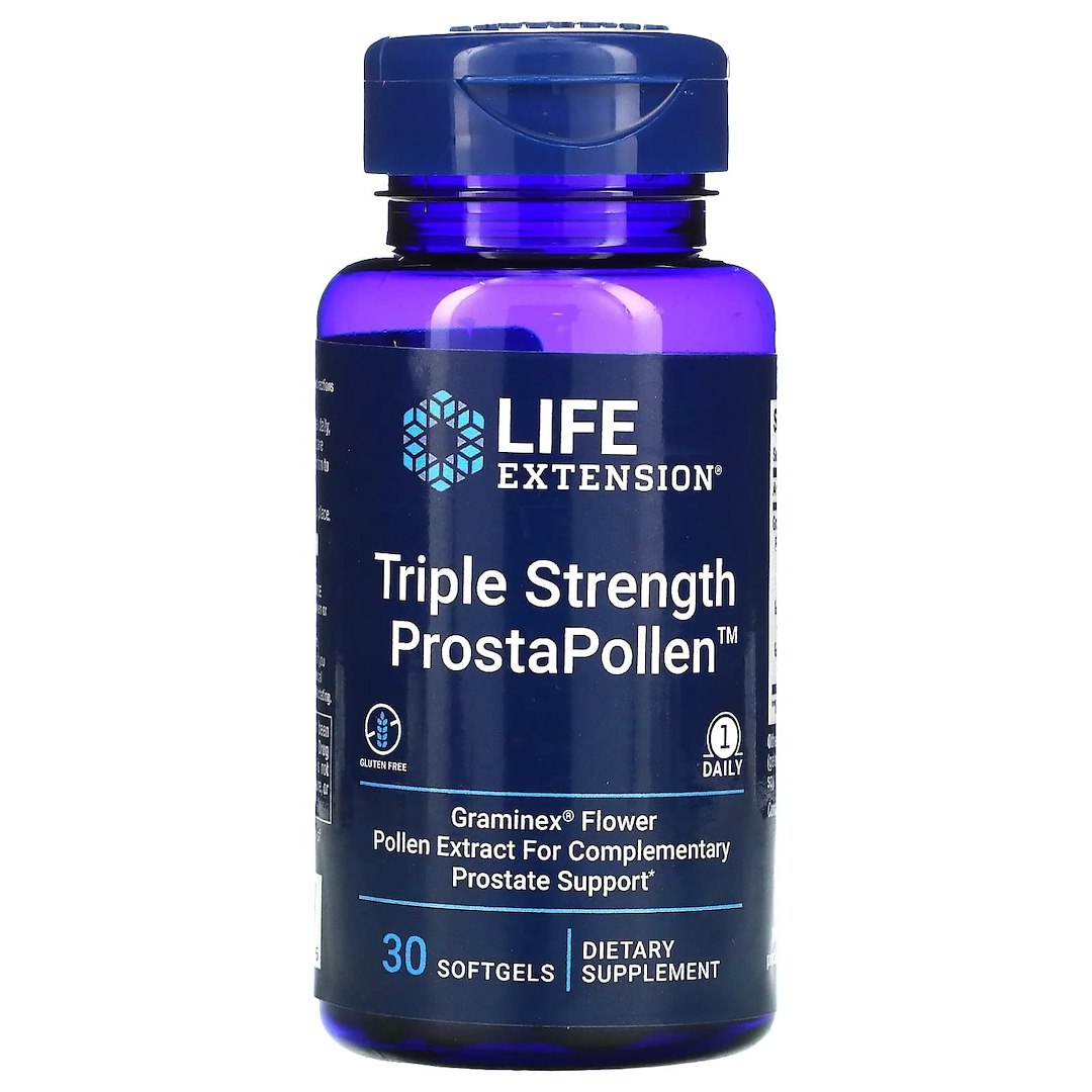 Life Extension - ProstaPollen Triple Strength - 30 softgels