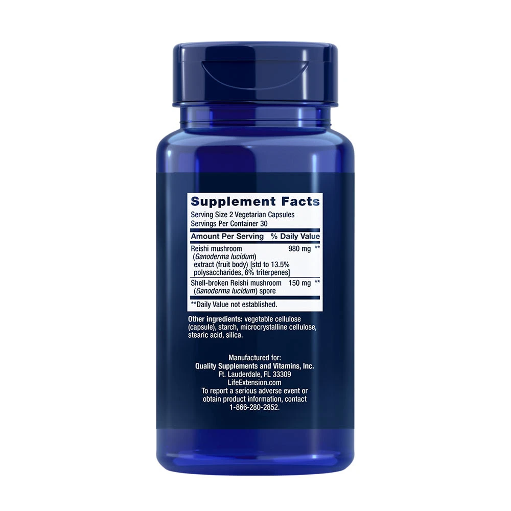 Complexo de Extrato de Cogumelo Reishi - 60 vcaps - Image 2