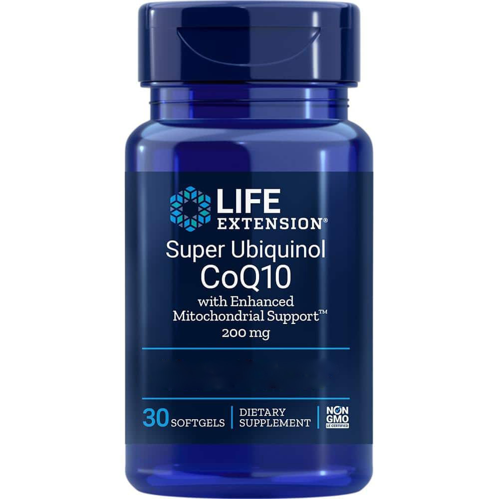 Super Ubiquinol CoQ10 com Suporte Mitocondrial Reforçado, 200mg - 30 softgels - Image 4