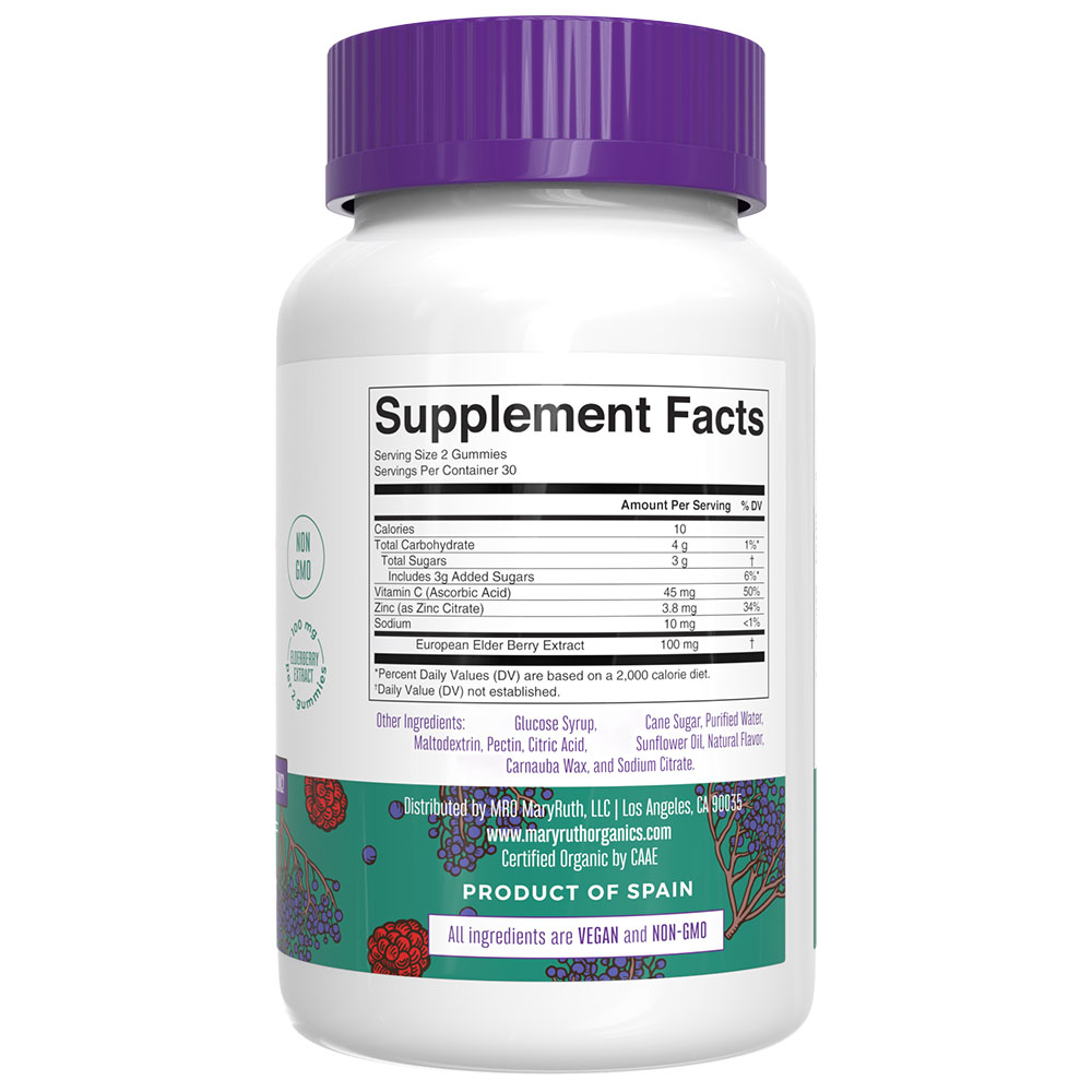 Gomas orgânicas para imunidade infantil, frutas vermelhas - 60 gomas - Image 4