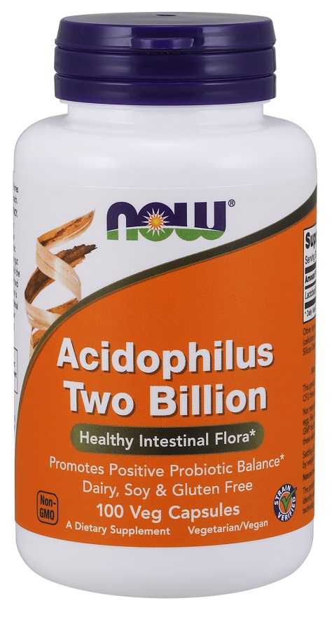 NOW Foods - Acidophilus Two Billion - 100 vcaps