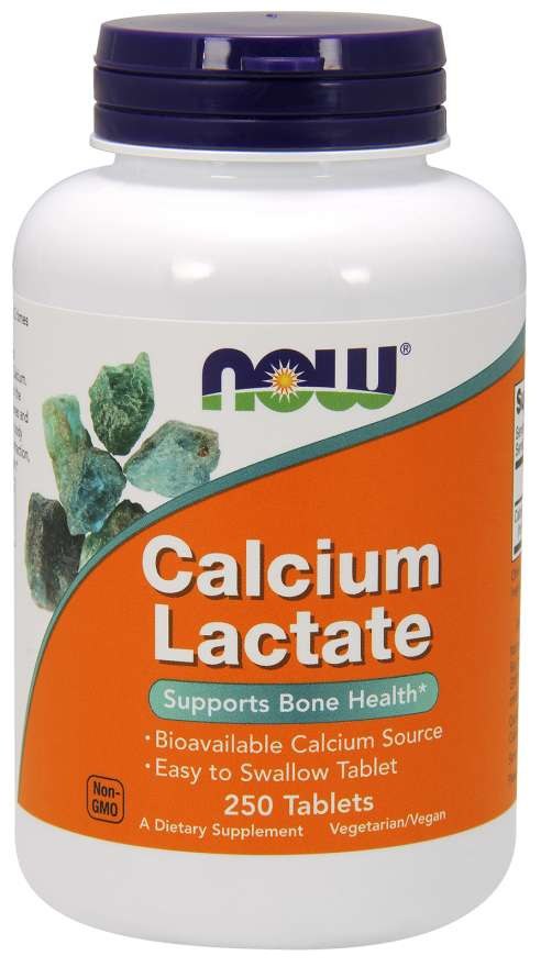 NOW Foods - Calcium Lactate - 250 tablets