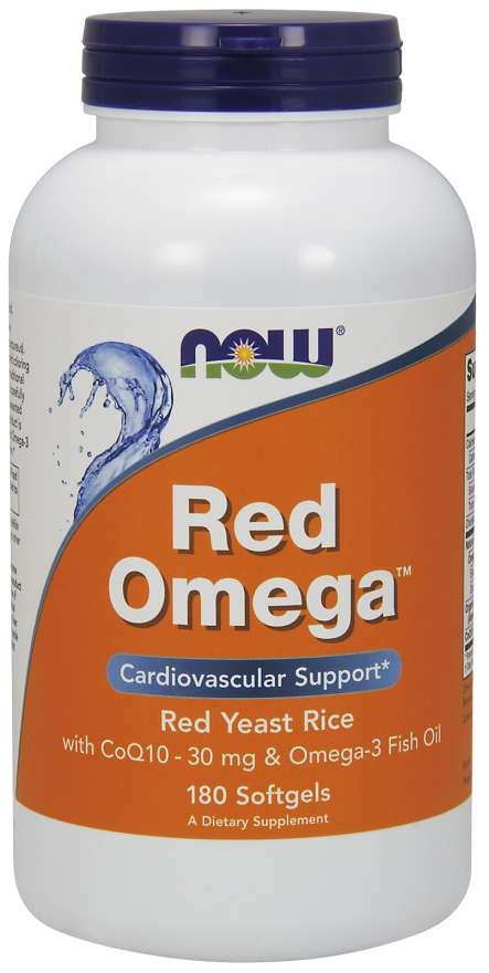 NOW Foods - Red Omega (Red Yeast Rice) - 180 softgels