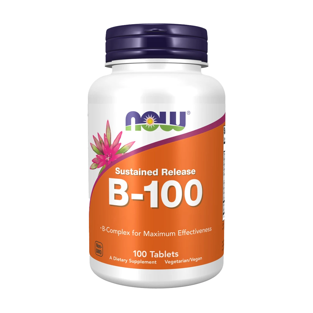 NOW Foods - Vitamin B-100 Sustained Release - 100 tabs