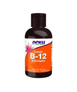 NOW Foods - Vitamin B-12 Liquid B-Complex - 59 ml.