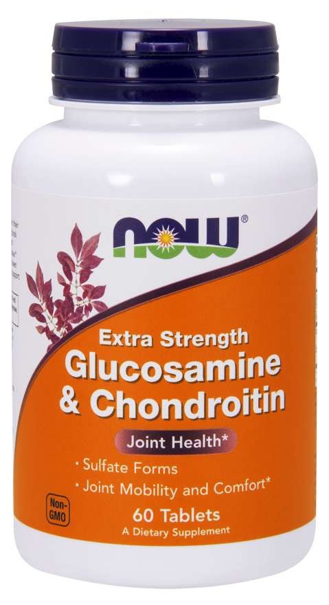NOW - Glucosamine & Chondroitin Extra Strength - 60 tabs