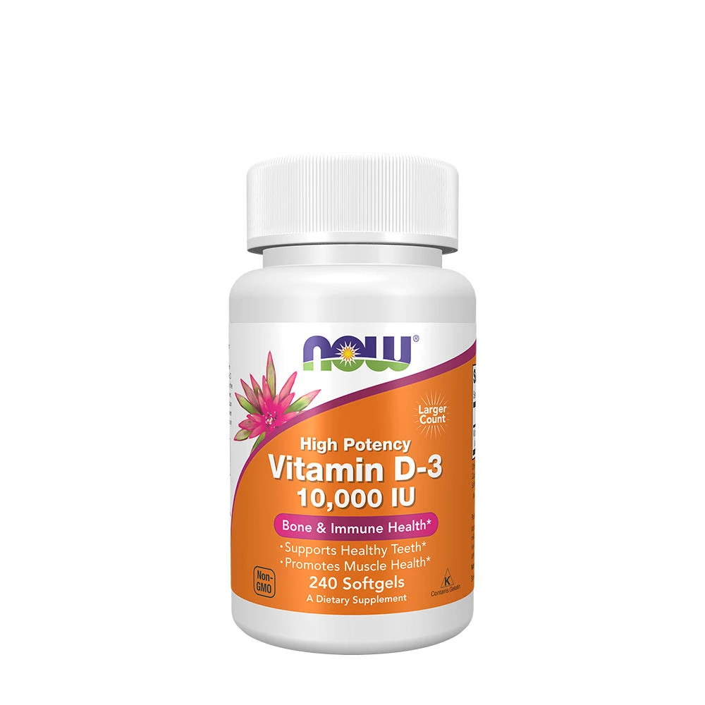 NOW - NOW Vitamin D-3 10