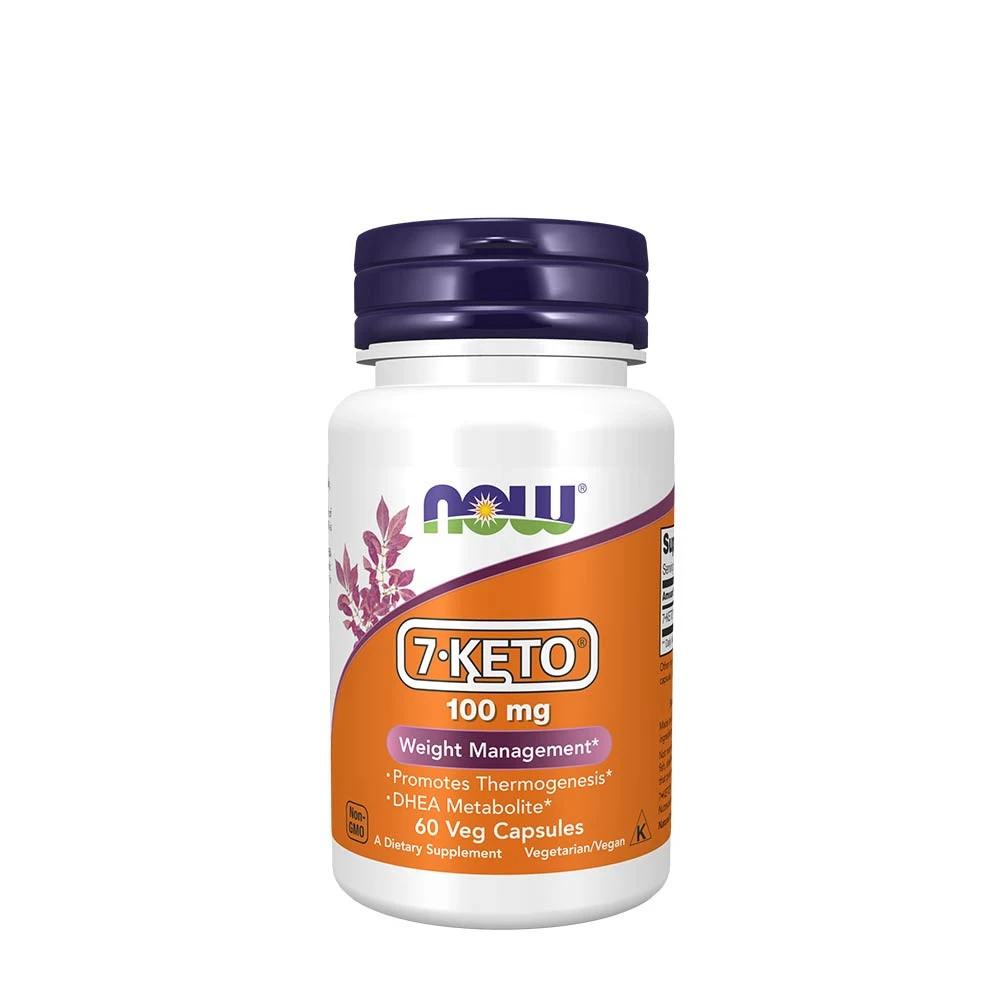 NOW - Now Foods - 7-KETO® 100 mg (60 Veg Capsules)