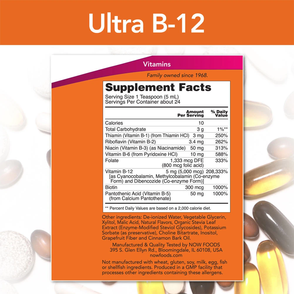 Vitamina B-12 Ultra, líquida - 118 ml. - Image 6