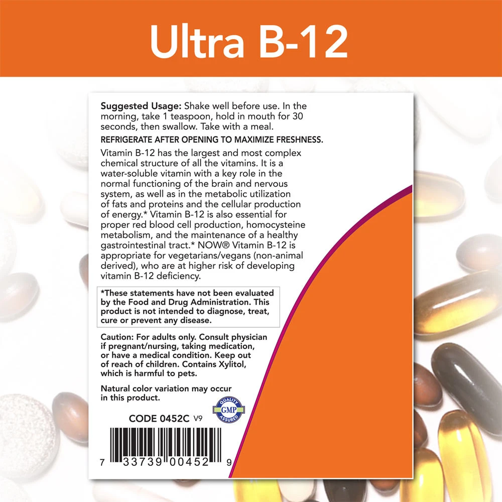Vitamina B-12 Ultra, líquida - 118 ml. - Image 7