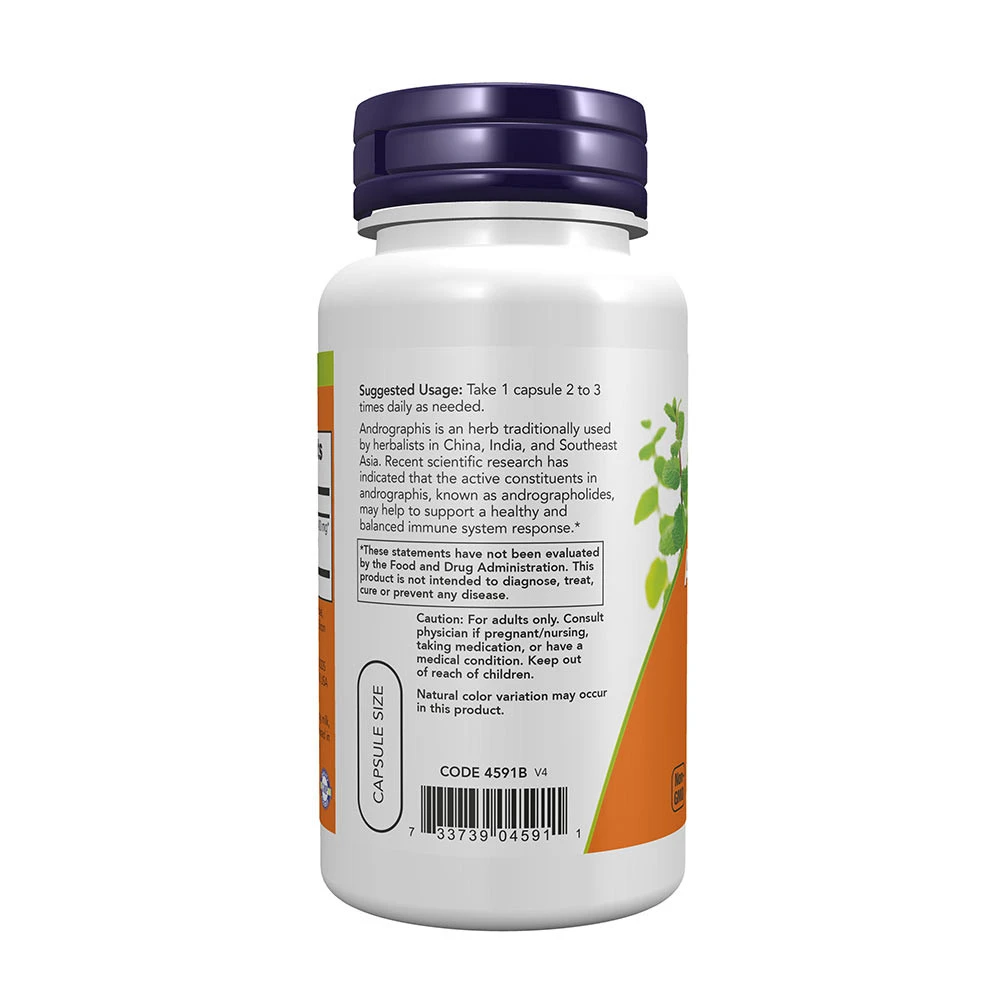 Extrato de Andrographis, 400mg - 90 vcaps - Image 3