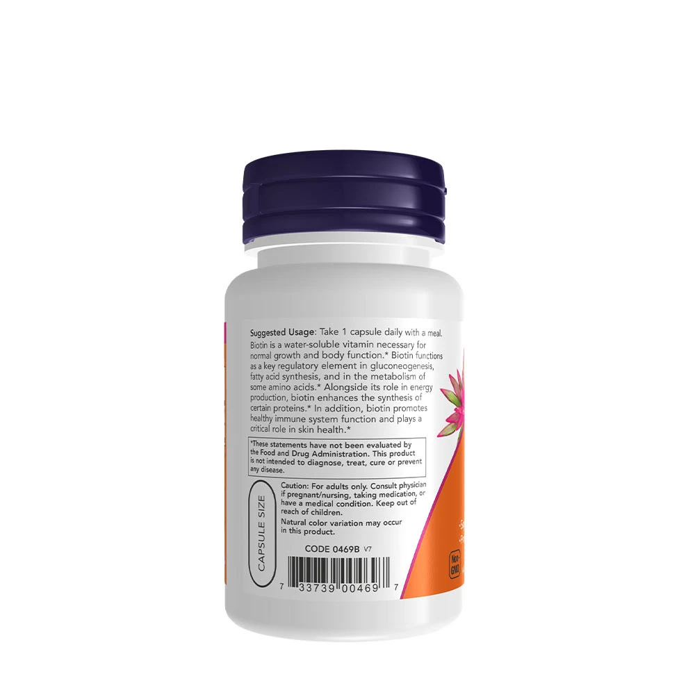 Biotina, 1000mcg - 100 vcaps - Image 5