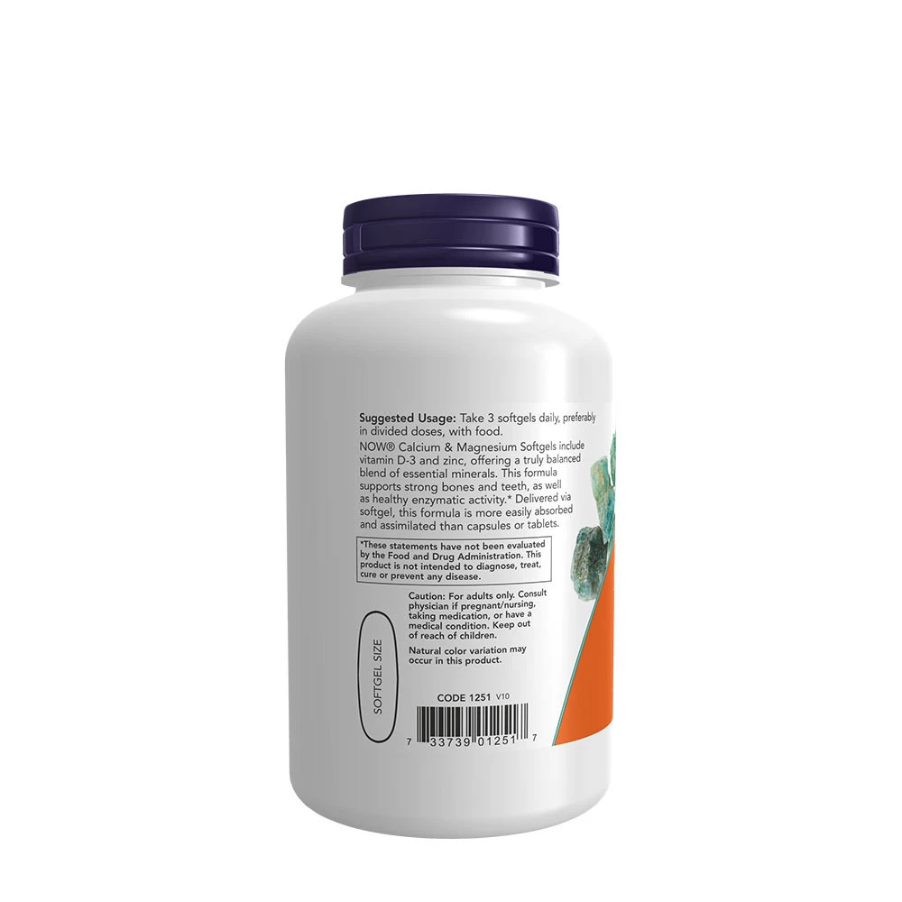 Cálcio e Magnésio com Vit D e Zinco - 120 softgels - Image 5