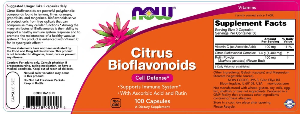 NOW Foods - Citrus Bioflavonoids