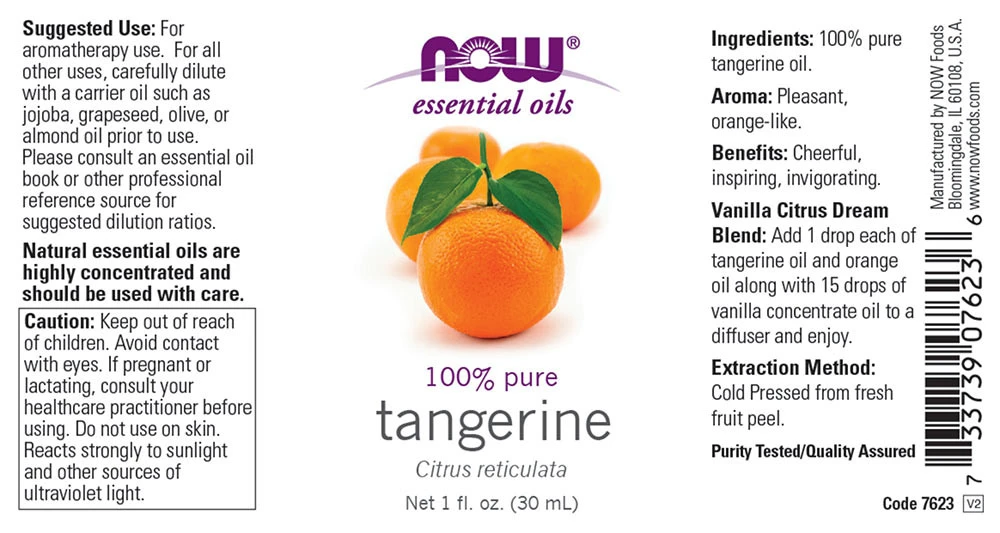 Tangerine Oil - 30 ml.