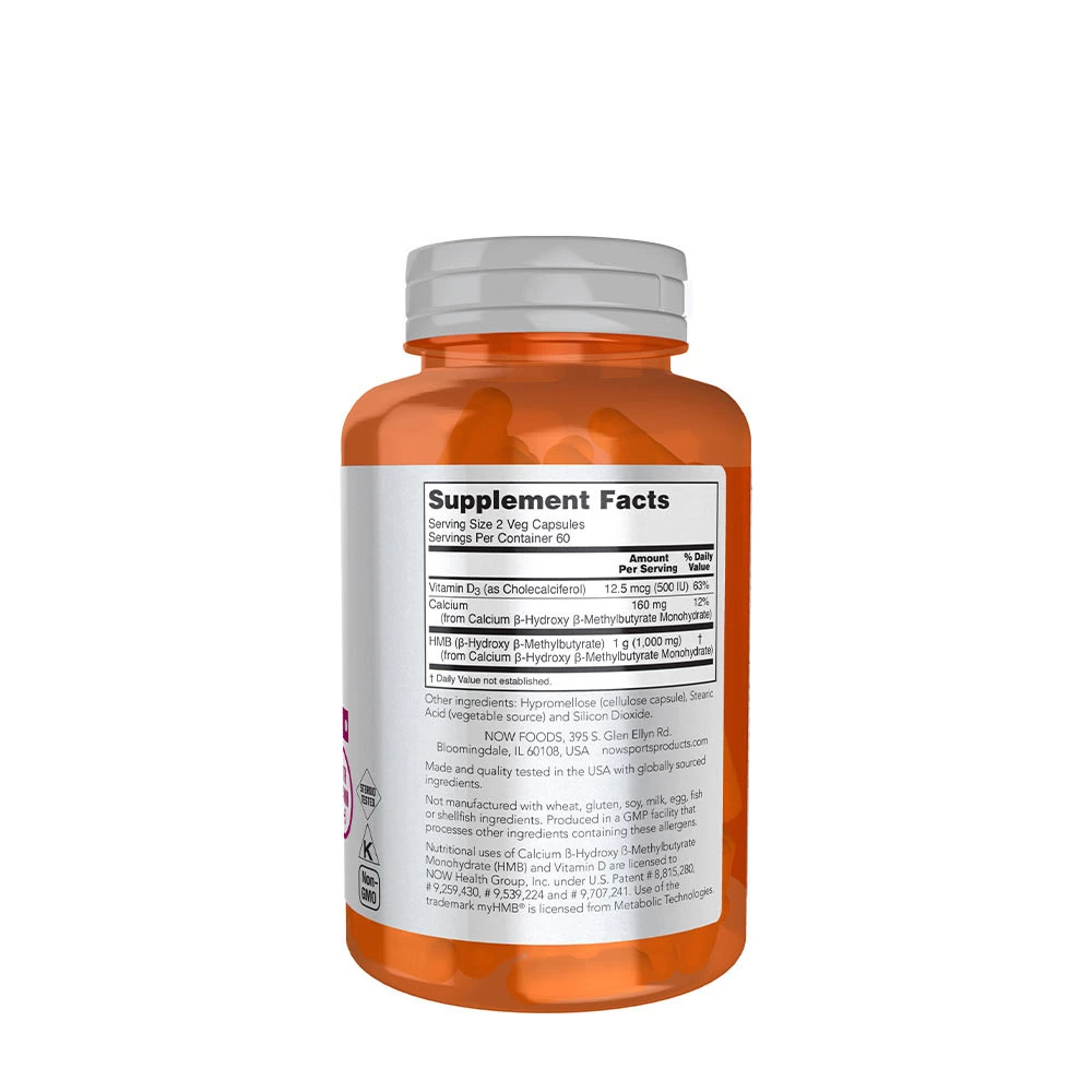 HMB, 500mg - 120 vcaps - Image 5