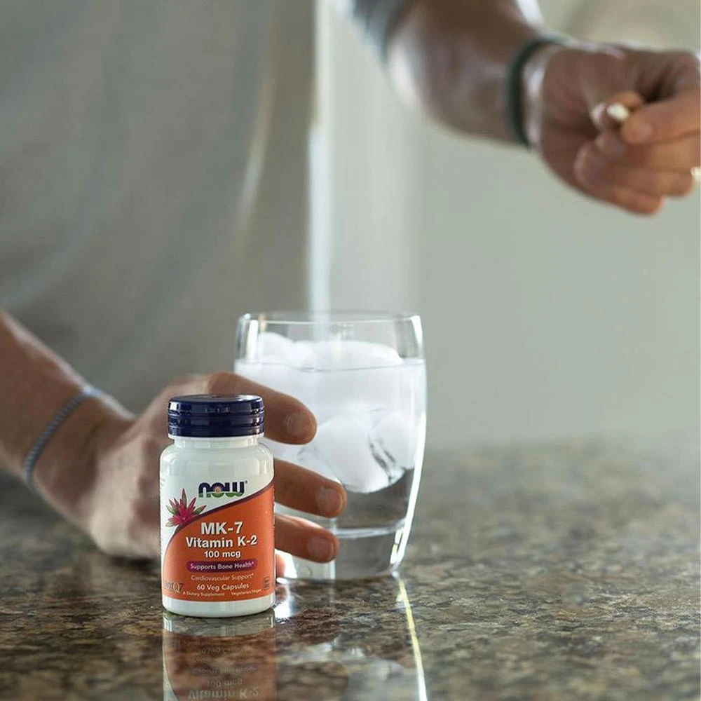 MK-7 Vitamina K-2, 100mcg - 120 vcaps - Image 5