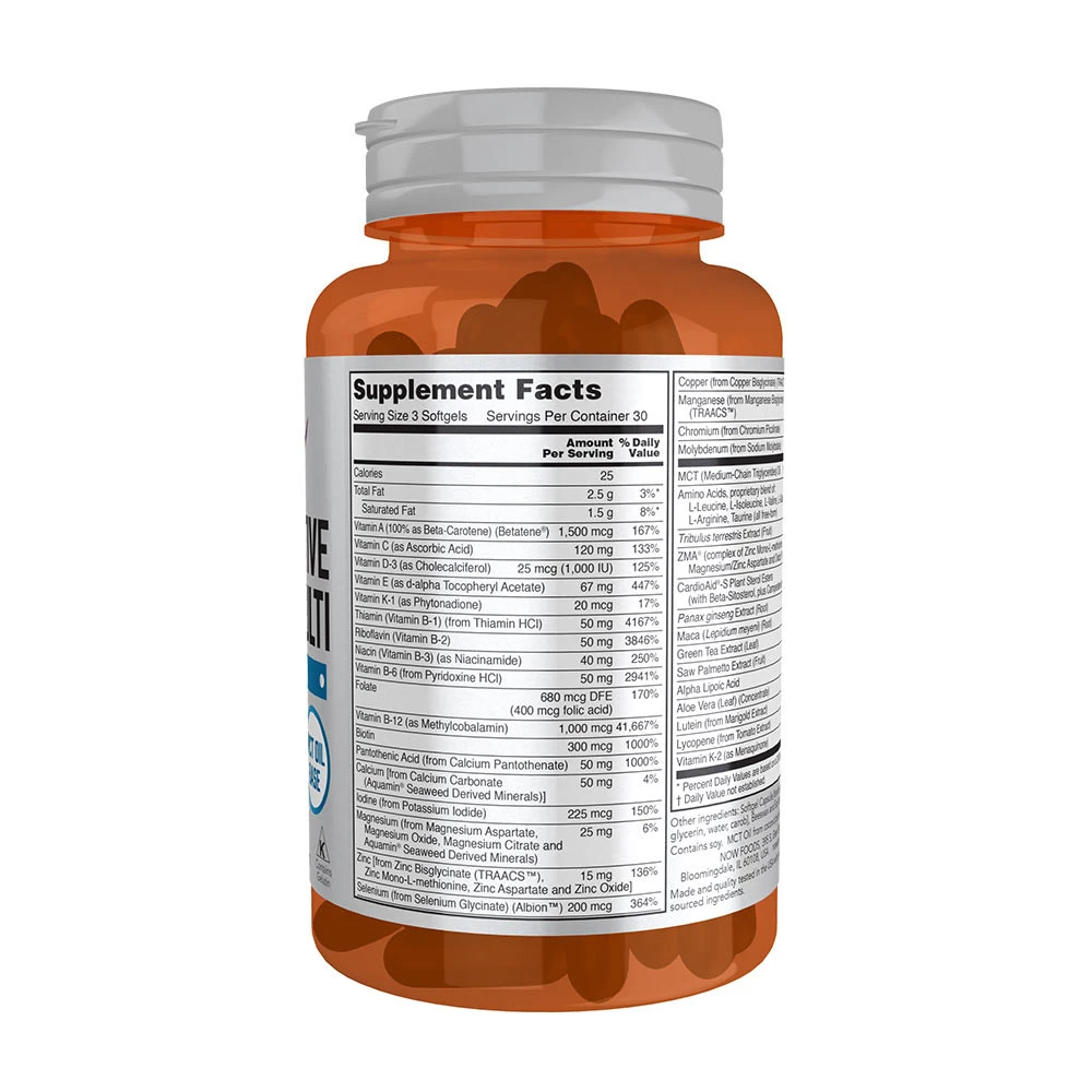 NOW Foods - Men's Active Sports Multi - 90 softgels