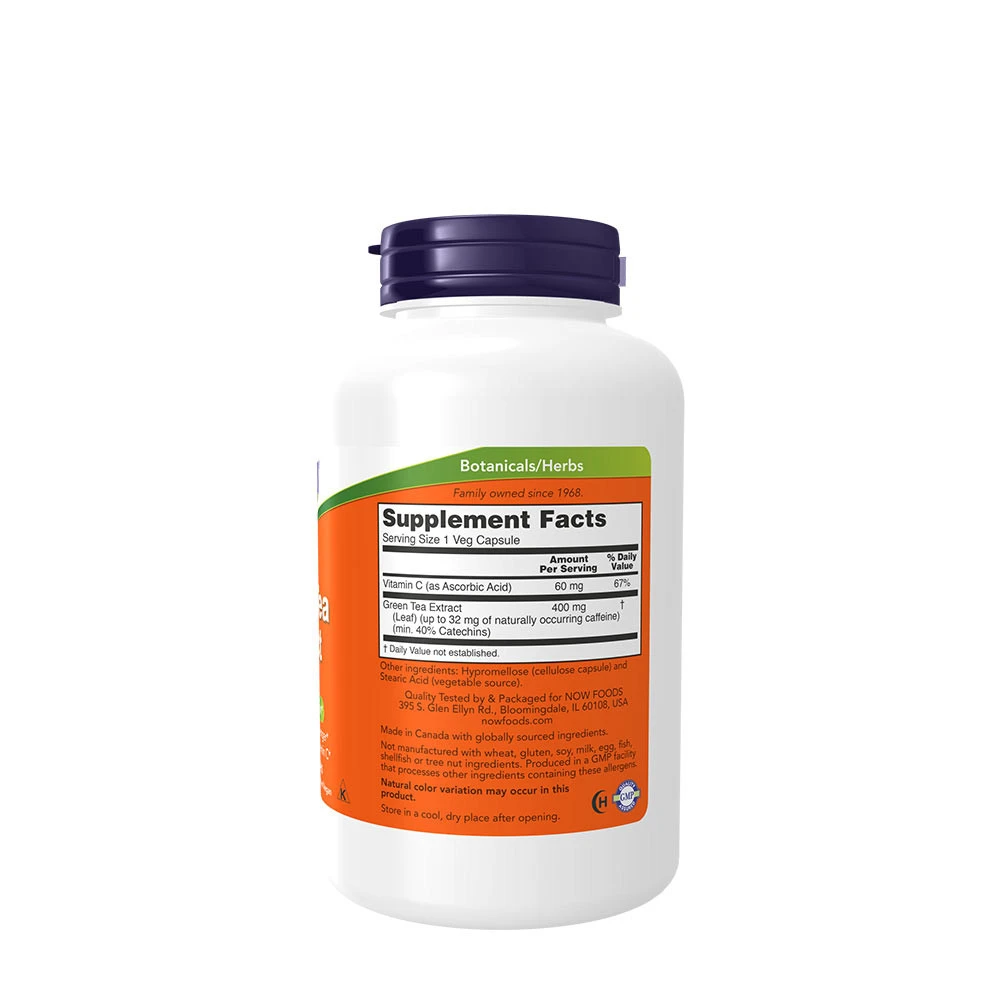 NOW Foods - NOW Green Tea Extract 400 mg (250 Veg Capsules)